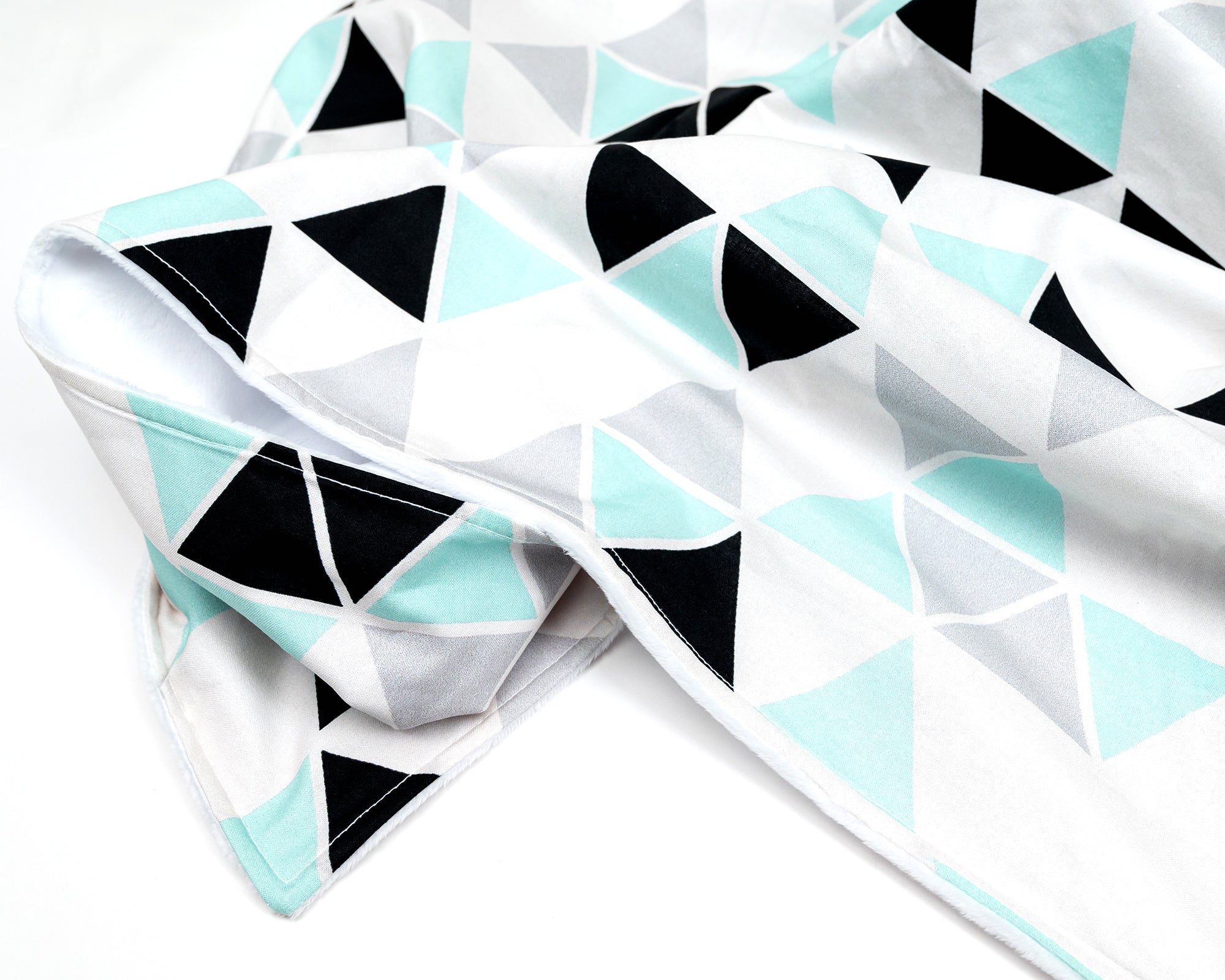 Minty Origami Baby Blanket